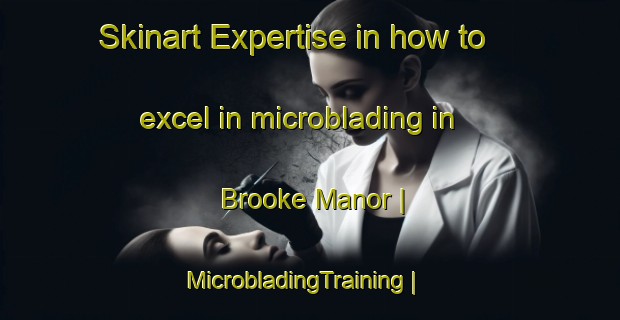 Skinart Expertise in how to excel in microblading in Brooke Manor | MicrobladingTraining | MicrobladingClasses | SkinartTraining-United States